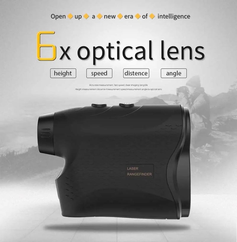 XPR3SS 1000M (1094 Yards) 6X Optical Lens Rangefinder Laser Distance Meter for Golf Slope Hunting Survey Travel Sightseeing Speed Measurement Angle & Height Measurement - Image 5