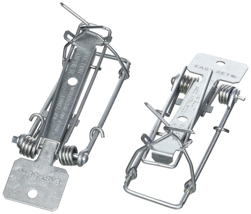 Victor 0611 Easy Set Weather-Resistant Outdoor Gopher Trap 2-Pack - Image 1