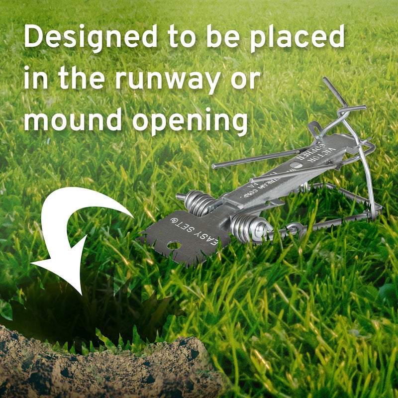 Victor 0611 Easy Set Weather-Resistant Outdoor Gopher Trap 2-Pack - Image 3