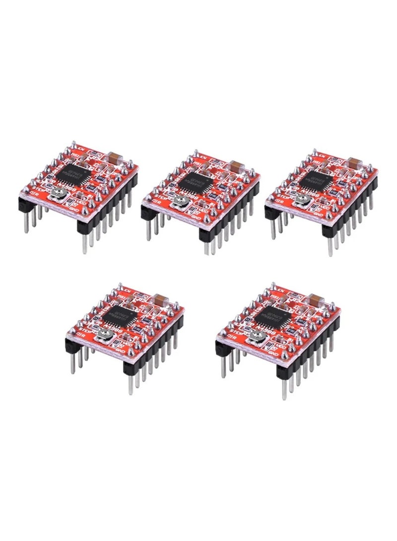 5 Pcs A4988 StepStick Motor Driver Module with Heat Sink for Arduino/RepRap - Image 4