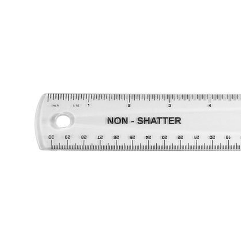 Westcott Flexible Shatterproof Ruler, Flexible Design with Easy-to-Read Markings, Back-to-School, School Supplies, Classroom Supplies, 12-Inch - Image 5