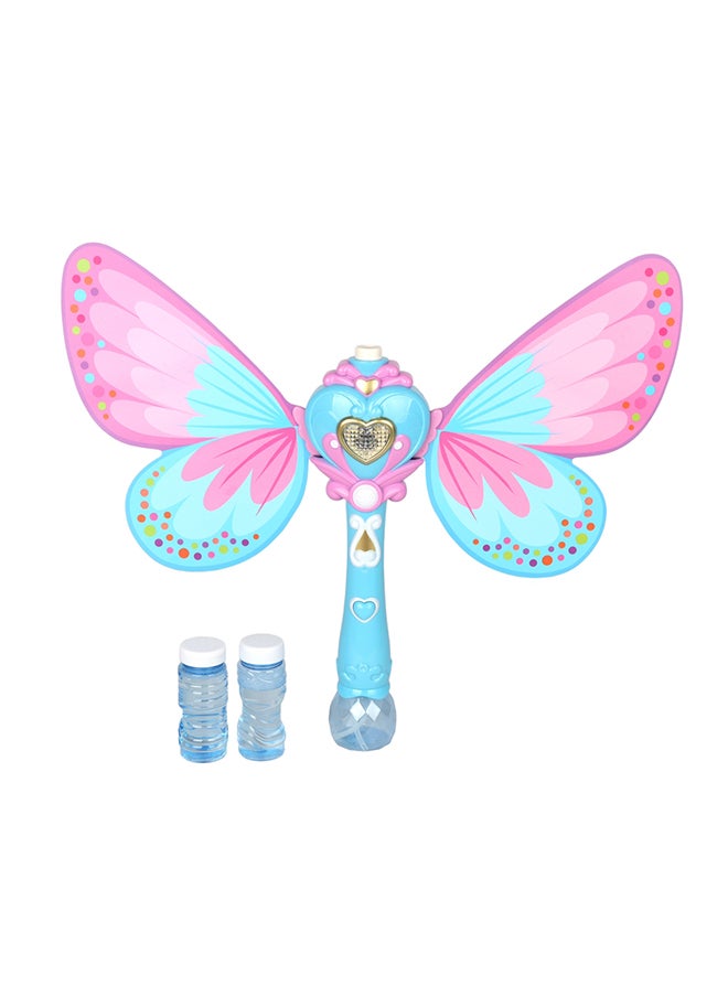 Galaxy Toys - Light And Sound Fairy Bubble Wand With Wings With Light And Music With 250ml Bubble Solution,   3 Aa Battereis Not Included , 2 Color Assorted - Image 1