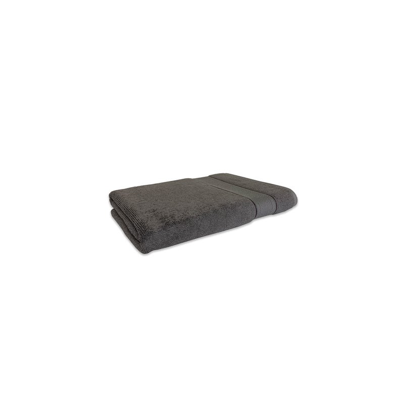 Spaces 100% Cotton Hand Towel HIGH Absorbency Tencel Fibre Ultra Soft (Solid 40CMX60CM)-Dark Grey - Image 2
