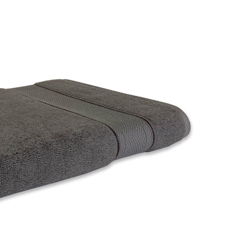 Spaces 100% Cotton Hand Towel HIGH Absorbency Tencel Fibre Ultra Soft (Solid 40CMX60CM)-Dark Grey - Image 4