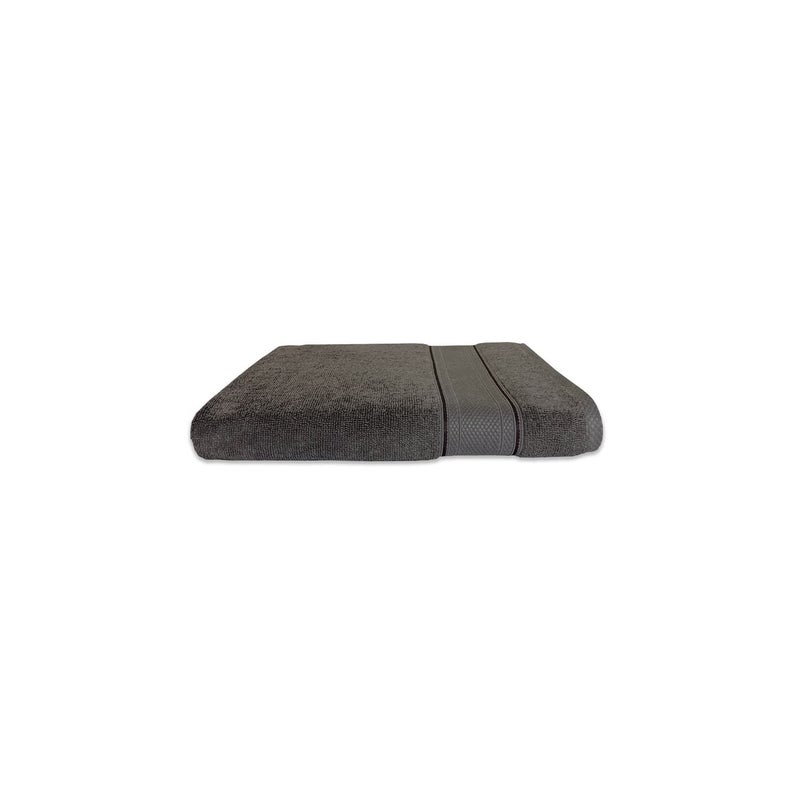 Spaces 100% Cotton Hand Towel HIGH Absorbency Tencel Fibre Ultra Soft (Solid 40CMX60CM)-Dark Grey - Image 3