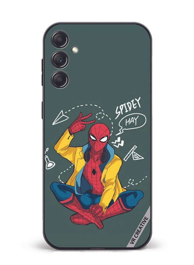 VR CREATIVE Protective Case Cover For Samsung Galaxy M14 Spiderman Design Multicolour - Image 1