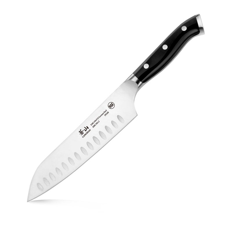Cangshan D Series 59168 German Steel Forged Santoku Knife 7Inch
