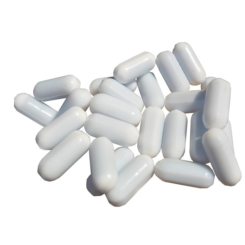 BBTCTY LLLABB Magnetic Stirrer Stir Bar PTFE Magnetic Mixer Stir Bars (6X15mm, Cylinder Shape, 10PCS) - Image 2