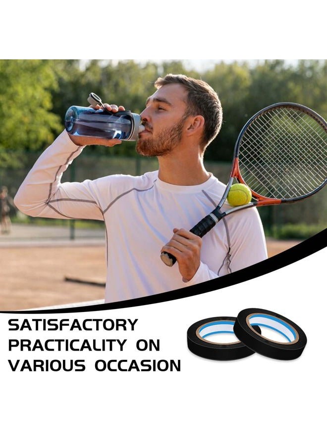 salbsever 2 Rolls Finishing Tape Tennis Racket, 0.39 Inch × 11 Yards Grip Tennis Finishing Tape PVC Tennis Badminton Racquet Grip Tape Tennis Racket Wrap Grip Vinyl Extra Racquet Tape for Tennis Badminton - Image 5