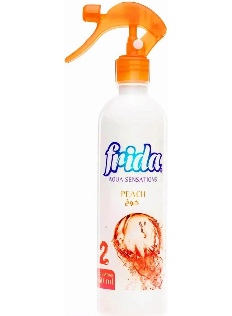 Frida Air Freshener Spray – Peach Scent, Long-Lasting Room & Fabric Freshener, 16.2 oz Bottle – Odor Eliminator for Home, Office, and Car - Image 1