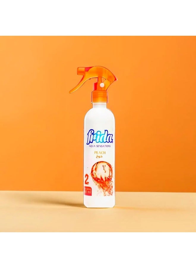 Frida Air Freshener Spray – Peach Scent, Long-Lasting Room & Fabric Freshener, 16.2 oz Bottle – Odor Eliminator for Home, Office, and Car - Image 2