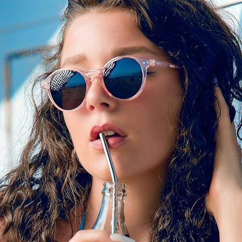 ZENOTTIC Polarized Round Sunglasses, Stylish Sunglasses for Men and Women Retro Classic, Multi-Style Selection - Image 2