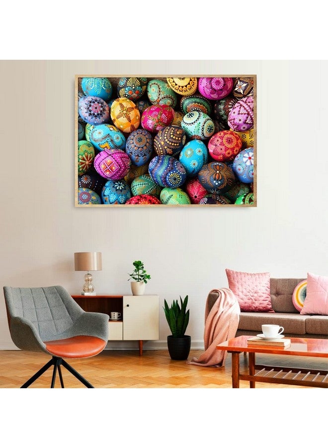 HUADA TOY Puzzles For Adults 1000 Piece Easter Egg 1000 Piece Puzzles For Adults And Kids Educational Easter Egg Puzzle (27.56" X 19.67") - Image 5