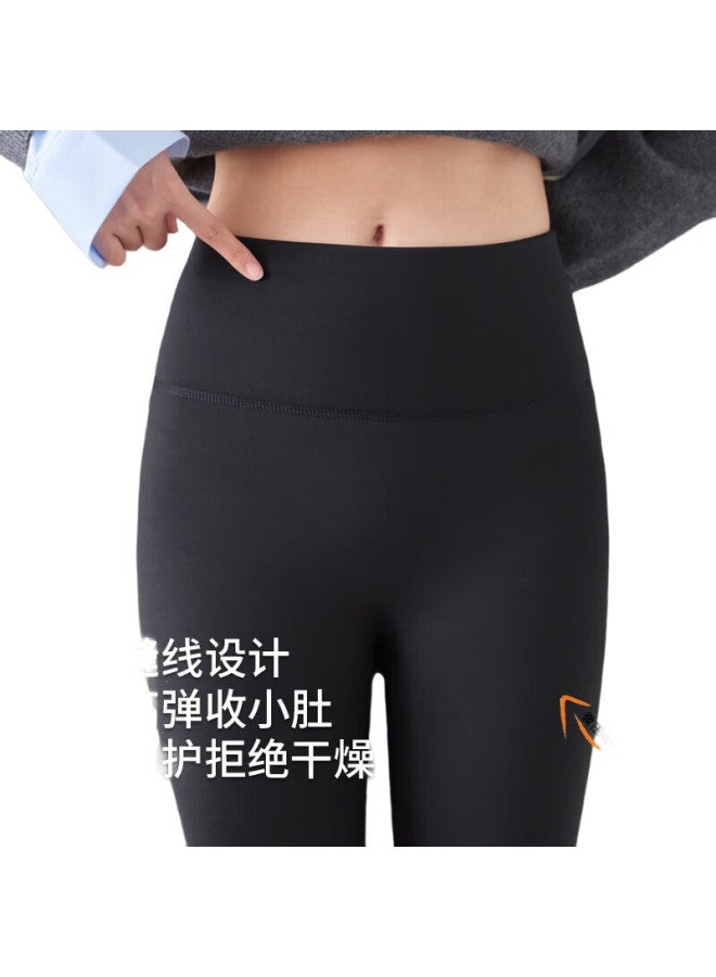 YUZHAOLIN Lambswool Shark Leggings For Women, Outer Wear, Autumn And Winter, Fleece-Lined Base Layer, Warm, Elastic, High-Waist, Tummy Control, Yoga Barbie Pants - Image 1