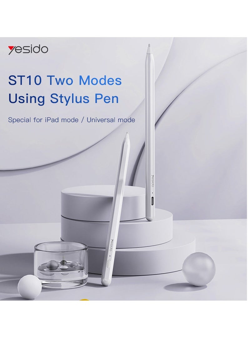 يسيدو قلم سعوي عالمي ST10 باللون الأبيض - Image 2