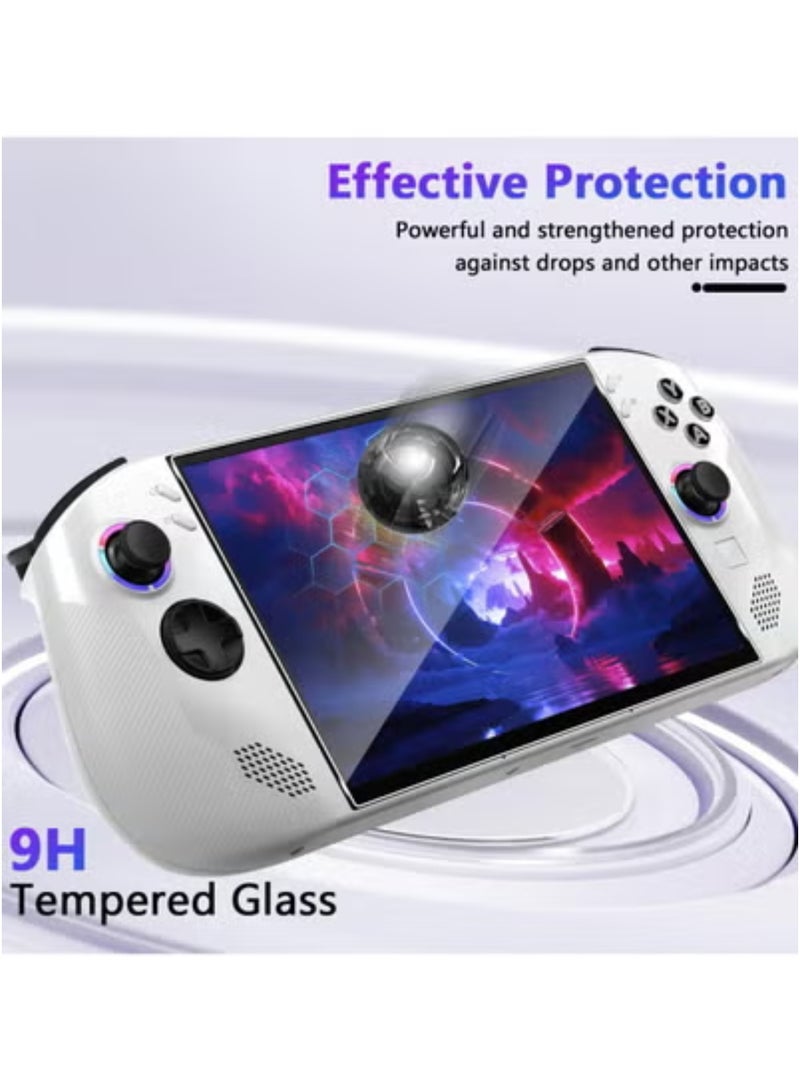 2 Pack Compatible with lenovo legion Go S Screen Protector,Full Coverage 9H Tempered Glass Film,HD Clear Scratch Resistant,Bubble-Free for lenovo legion Go S Screen Protector - Image 4