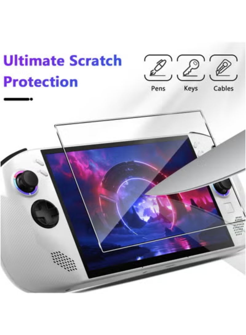 2 Pack Compatible with lenovo legion Go S Screen Protector,Full Coverage 9H Tempered Glass Film,HD Clear Scratch Resistant,Bubble-Free for lenovo legion Go S Screen Protector - Image 5