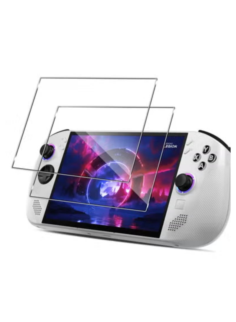 2 Pack Compatible with lenovo legion Go S Screen Protector,Full Coverage 9H Tempered Glass Film,HD Clear Scratch Resistant,Bubble-Free for lenovo legion Go S Screen Protector - Image 1