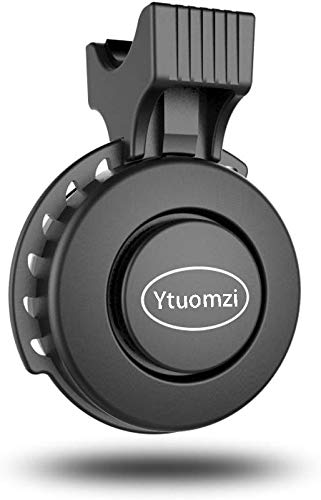 Ytuomzi Electric Bike Horn USB Rechargeable Bicycle Bell 120 db Invisible Cycling Alarm Loud Horn Waterproof 3 Modes Alert Ring for Mountain/Road Bike Scooters Handlebar 22-31.8mm (Black) - Image 2