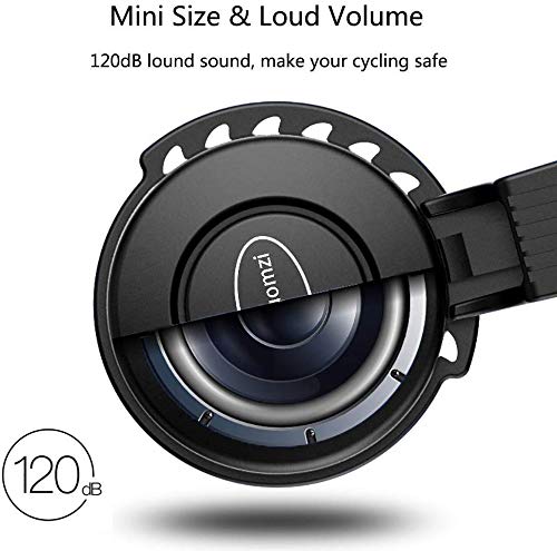 Ytuomzi Electric Bike Horn USB Rechargeable Bicycle Bell 120 db Invisible Cycling Alarm Loud Horn Waterproof 3 Modes Alert Ring for Mountain/Road Bike Scooters Handlebar 22-31.8mm (Black) - Image 3