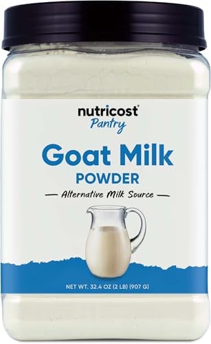 Nutricost Goat Milk Powder 2 LB Unflavored - Gluten-Free, Non-GMO - Image 1