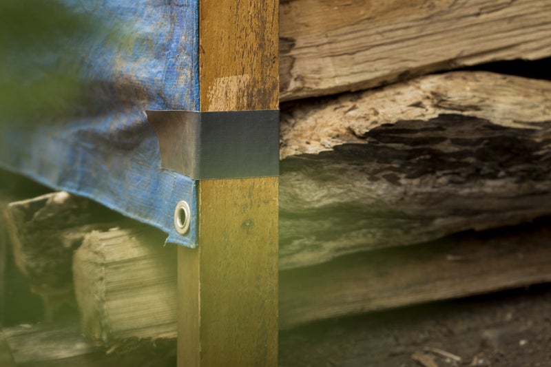 T-REX Ferociously Strong Tape, Duct Tape with UV Resistant & Waterproof Backing for Wood Brick Concrete and More, 12 yd. x 1.88", Gunmetal Gray, 1-Roll (241309) - Image 4