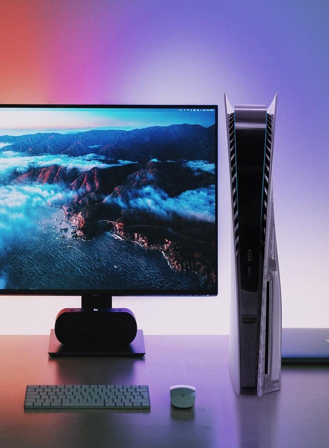 Geekria Transparent Cover Plates Compatible with PS5, PlayStation 5 Console Disc Edition, Hard Shockproof ABS Side Panels, Replacement Shell Gaming Accessories (Black) - Image 5