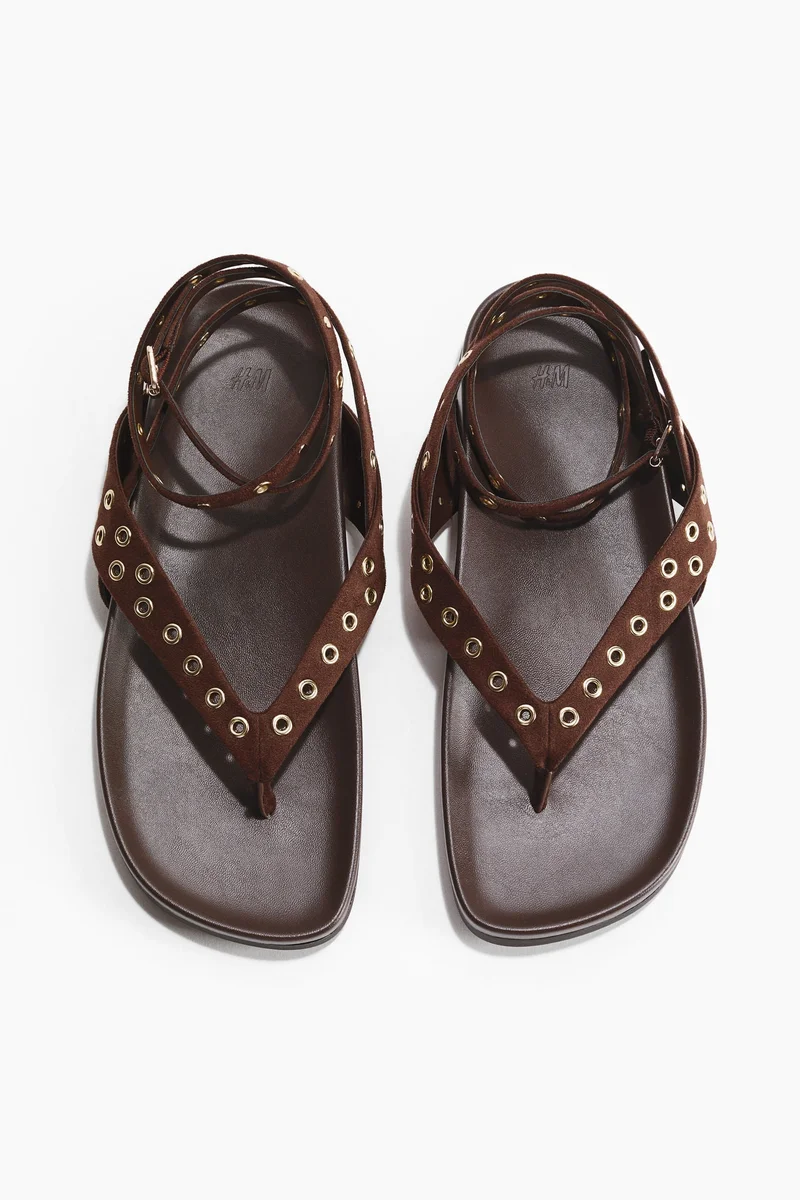 H&M Eyelet-detail sandals