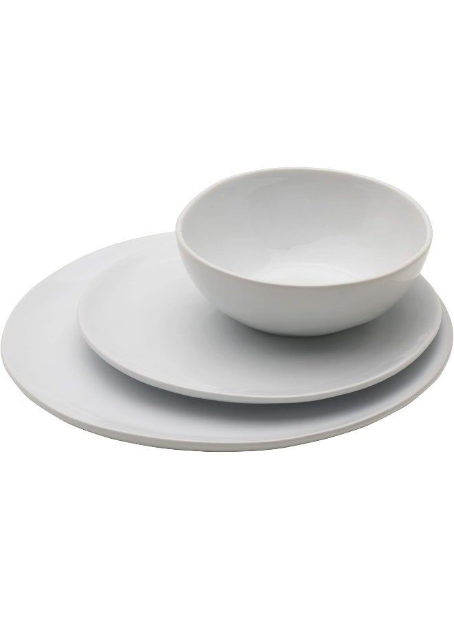 Everyday White طقم أدوات مائدة عضوي أبيض 12 قطعة لخدمة 4 أشخاص - Image 3