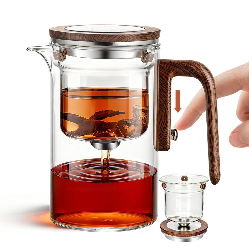 MACTANO Enchant Tea Pot Magic Witchcraft Enchanted Glass Teapot with Strainer 800ML