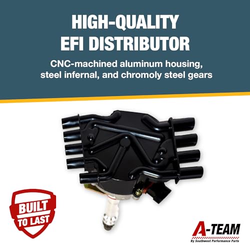 A-Team Performance - EFI Vortec 1996-2002 Complete Distributor - Compatible with Chevy GM Small Block SBC 5.0L 5.7L 305 350 Tahoe C1500 K1500 C2500 K2500 - Black Cap - Image 3
