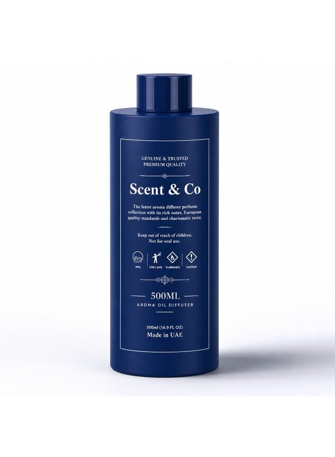 Scent & Co PASSION Aroma Oil Diffuser 500ML with Fresh Lime, Mandarin & Gentle Floral Hints of Lily and Rose, Crafted in the UK & Made in UAE, Scent & Co aroma diffuser UAE Ideal for Offices, Homes, Hotel Lobbies & Shops - Image 2