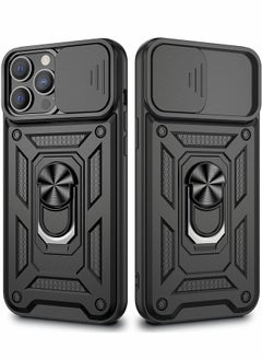 Excefore Excefore for iPhone 13 Pro Max Case, 13 Pro Max Cover Kickstand Case with Slide Camera Cover  - Image 1