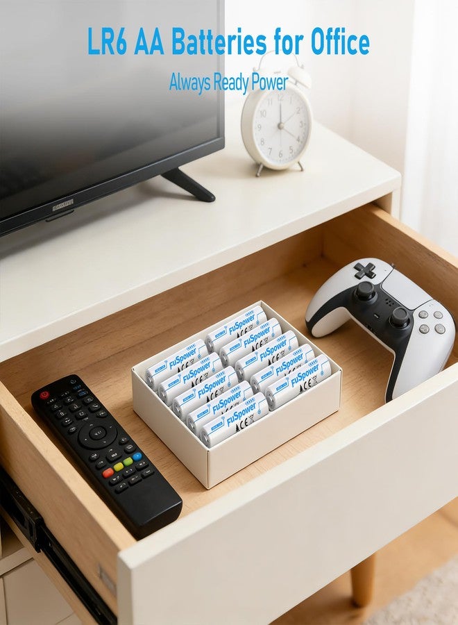 Fuspower Alkaline AA Batteries for Toys: 1.5V Double A Batteries 10 Pack - Ultra Long Lasting Power for Remote Control Mice Keyboard - 10 Years Shelf Life for Emergency Preparedness - Image 5