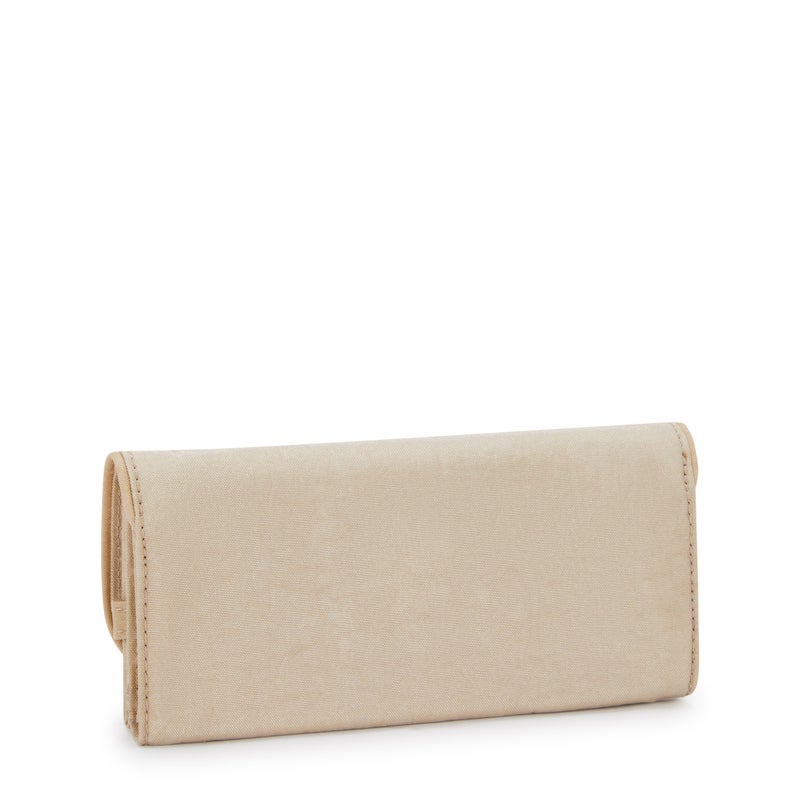 kipling Money Land Sparkled Beige Large Wallet - Image 2