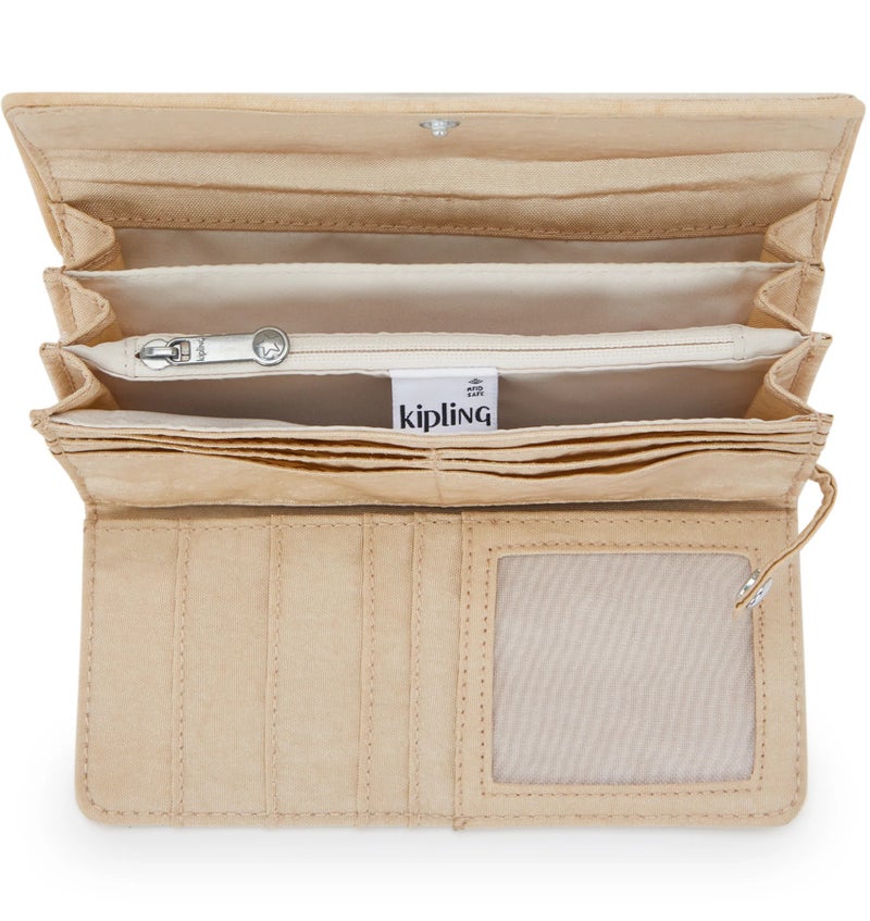 كيبلينغ محفظة كبيرة بيج لامعة من موني لاند - Image 3