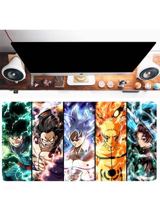 Anime Protagonist Collection Mouse Pad, Non-Slip Mousepad, Anime Mouse Pad, Gaming Mouse Pad, Large Mouse Pad, Extended Keyboard Mousepad with Non-Slip Base and Stitched Edge, 400mm×900mm - pzsku/Z1EB4FEB1E8277EAF692BZ/45/_/1716826857/1fede884-c79e-4769-b68d-c8f4e7a741ee