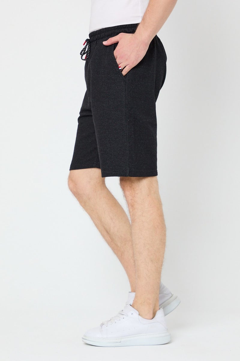 Comeor Men's Black Regular Fit Shorts & Bermuda  - Image 4