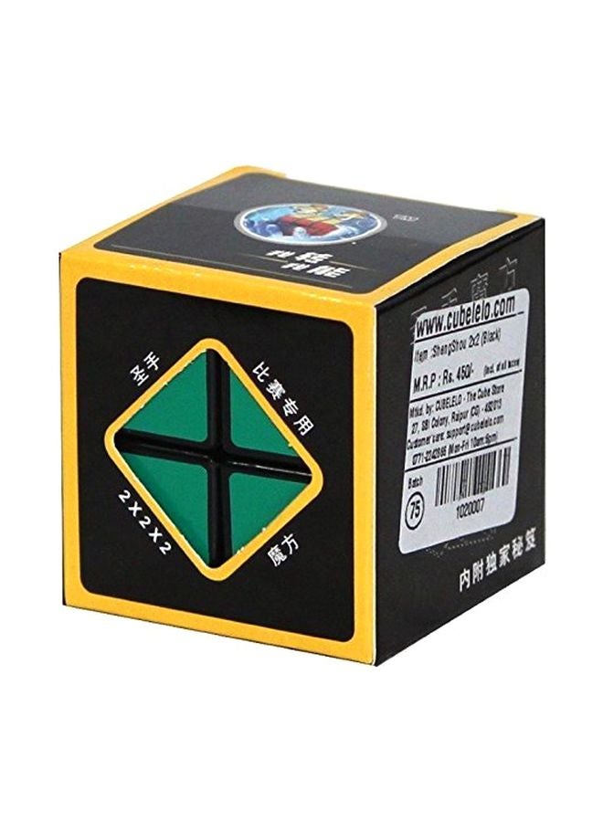 Shengshou 2x2x2 Puzzle Cube, Black - Image 3