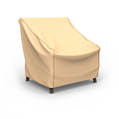 Budge P1W01TNNW2 Neverwet Patio Chair Cover, Medium, Tan - Image 1