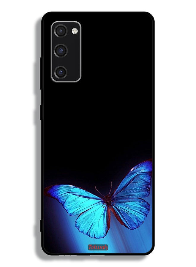 Tolwak Samsung Galaxy S20 FE Protective Case Cover Butterfly Art - Image 2