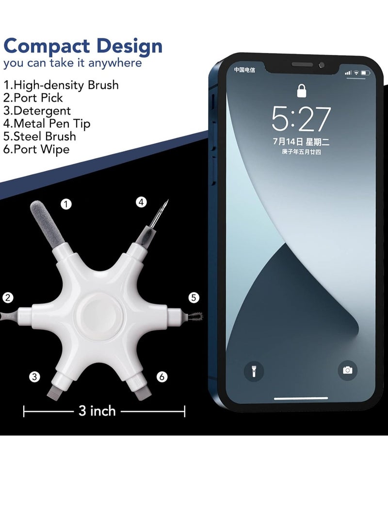 spa luxetique For IPhone Cleaning Kit Port Cleaner, Repair and Restore Tool for iPad Pro Watch Cell Phone Charging Port, Lightning Charger Cables Speaker Airpod Cleaning Putty Dust for All Devices  - Image 3