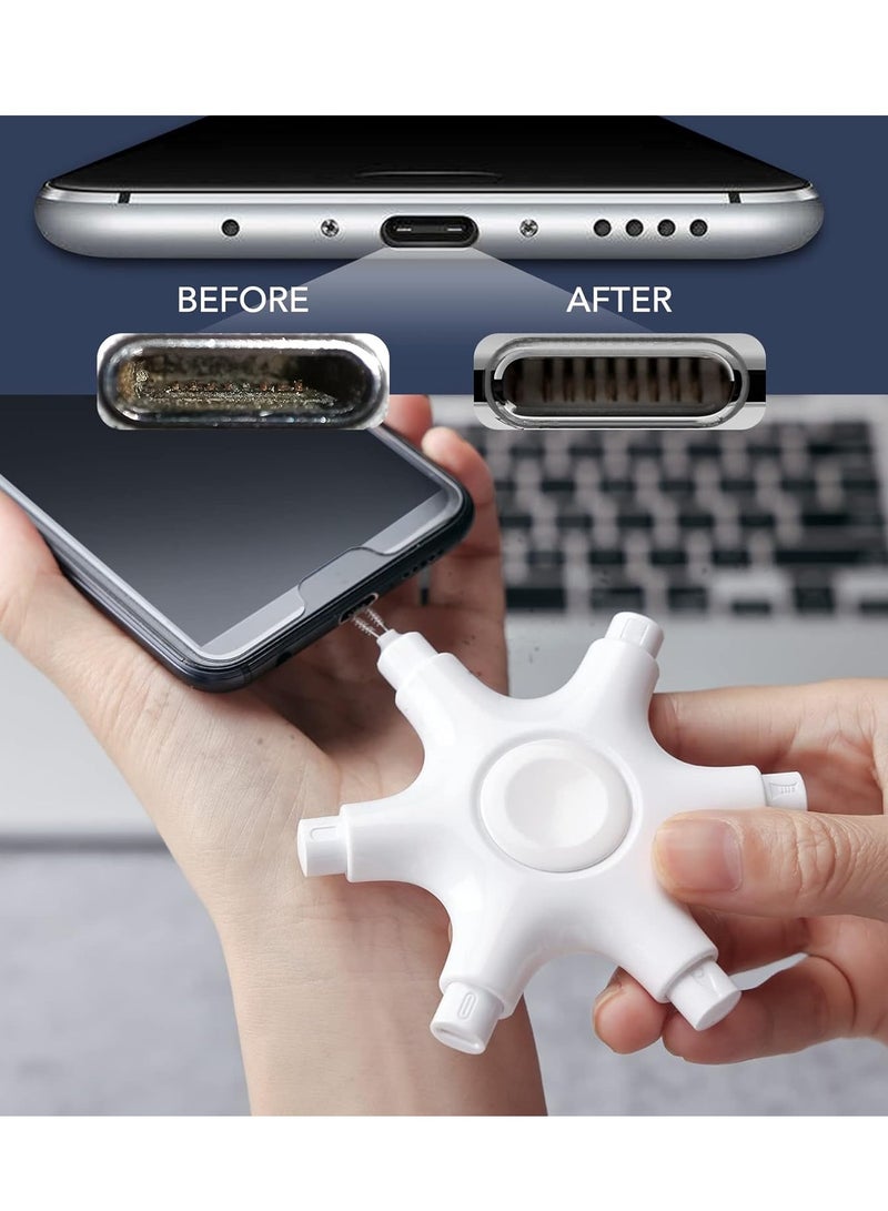 spa luxetique For IPhone Cleaning Kit Port Cleaner, Repair and Restore Tool for iPad Pro Watch Cell Phone Charging Port, Lightning Charger Cables Speaker Airpod Cleaning Putty Dust for All Devices  - Image 4