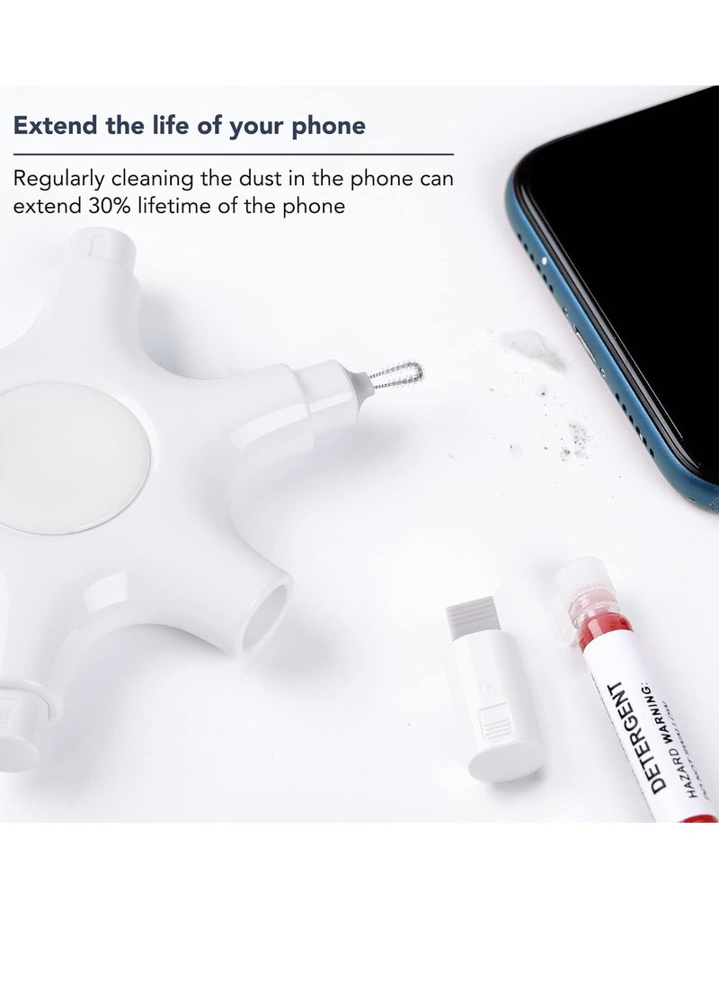 spa luxetique For IPhone Cleaning Kit Port Cleaner, Repair and Restore Tool for iPad Pro Watch Cell Phone Charging Port, Lightning Charger Cables Speaker Airpod Cleaning Putty Dust for All Devices  - Image 2