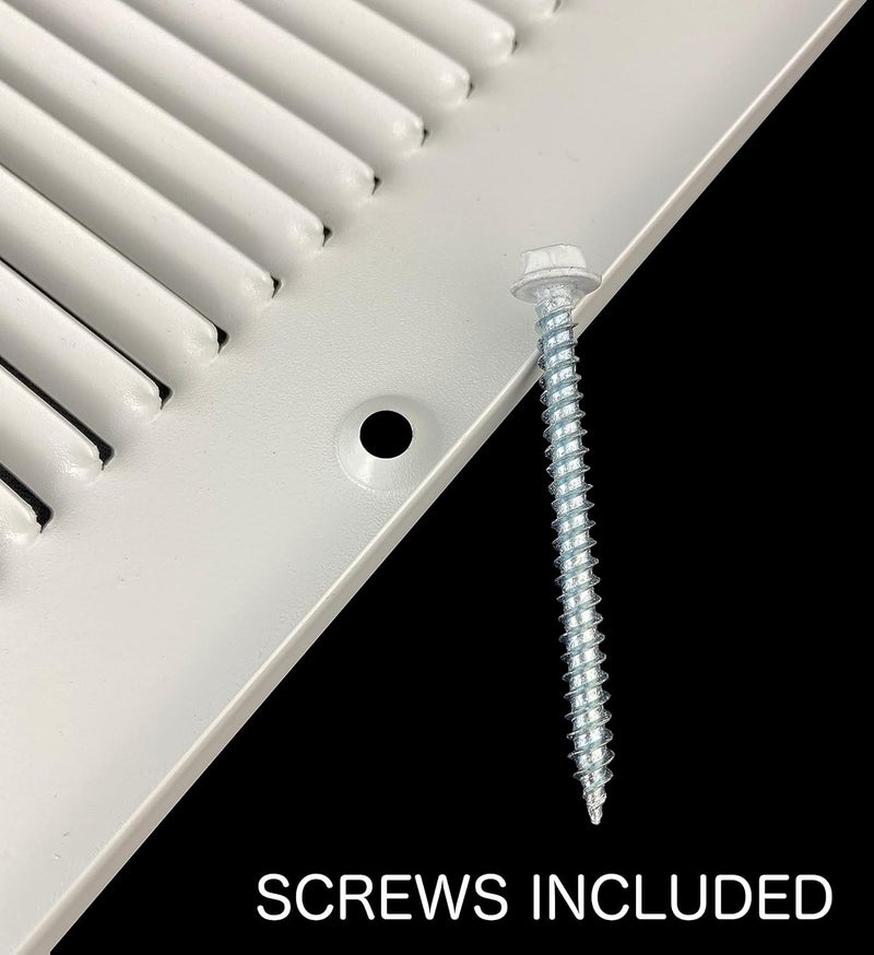 Handua Steel Return Air Grille for 16"x16" Duct Opening - White - Image 4