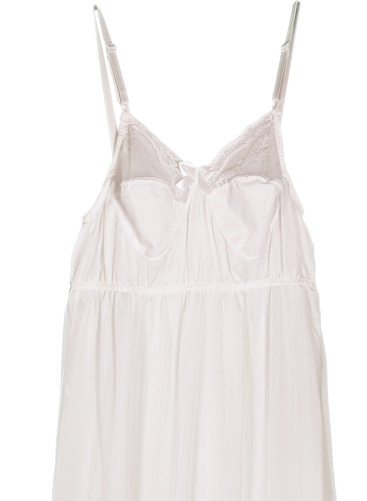City Rose 3 - Pieces Women Camisole Comfortable dress underwear sleepwear Off White - Image 4