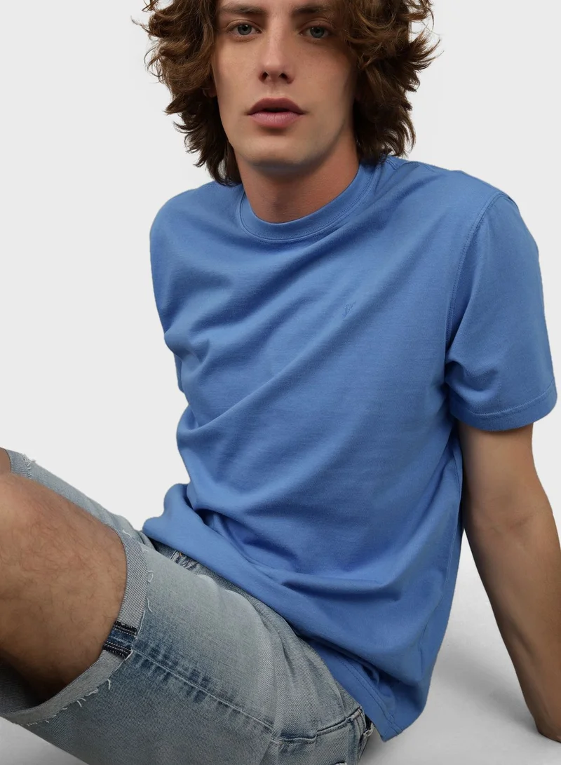 American Eagle Essential Crew Neck Knitted T-Shirt
