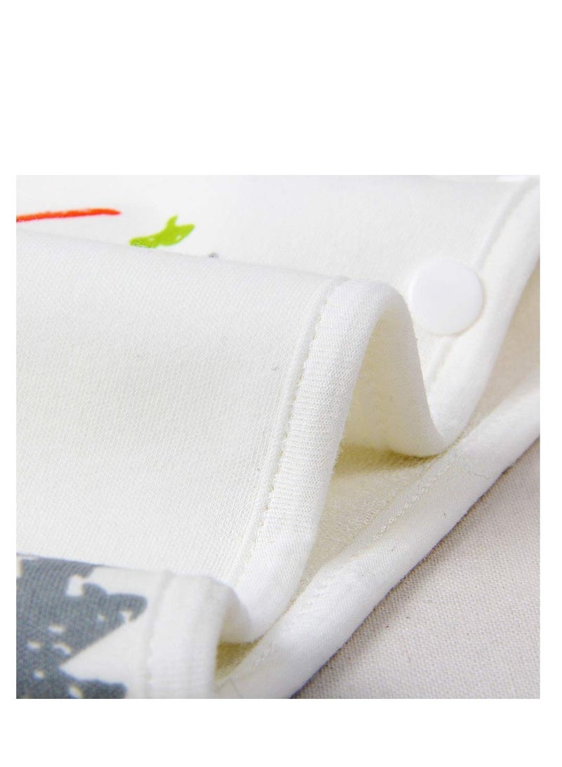 2 in 1 Cactus Diaper Skirt for Toddlers Washable Reusable Waterproof Cotton Bamboo Fiber Potty Training Clothes for Baby Girls and Boys 0-4 Years - Image 3