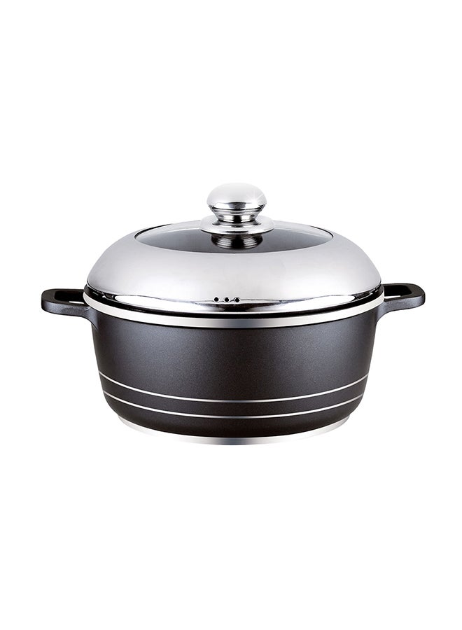 Royalford Classic Die Cast Casserole Black 36cm - Image 1