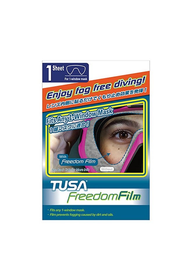 TUSA Unisex Adult Tusa Sport Anti Fog Freedom Film For All Single Window Masks Masgle Window Masks Single Window Us - Image 2